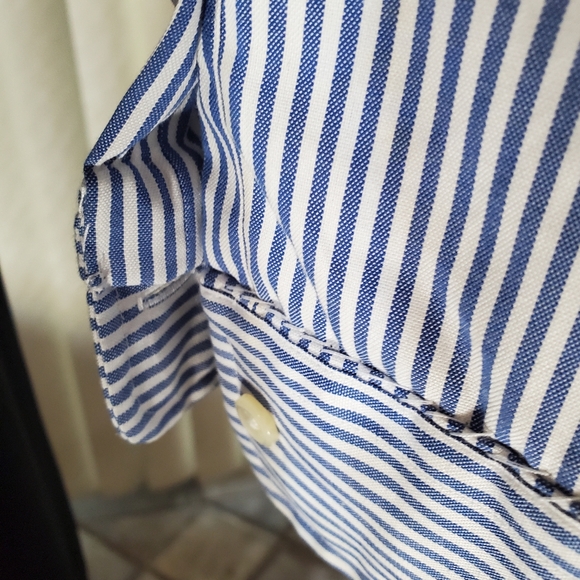 Polo Ralph Lauren men's pinstripe button down shirt - Picture 5 of 7